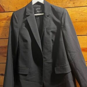Madewell Classic Black Suit Jacket